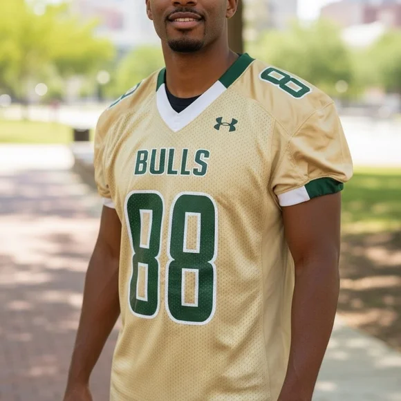 Under Armour Men's Gold Football Jersey - Picture 2 of 7